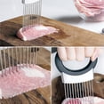 thumbnail image 2 of Bearachild Soporte de corte de cebolla de acero inoxidable de 12 agujas Gadget de corte de cocina fácil de enchufar de corte antideslizante Cortador Cocina y Comedor Bearachild HA013890-00, 2 of 6