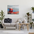 thumbnail image 2 of Stupell Industries Red Row Boat Reflection on Lake Water Abstract Paintings Gallery-Wrapped Canvas Print Wall Art, 30x40, by Beth A. Forst, 2 of 5