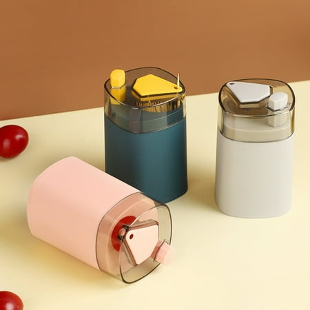 

Hadanceo Toothpick Box Automatic Non-slip PP Table Toothpick Box for Kitchen