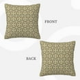 thumbnail image 3 of ZICANCN Earth Tones Star Texture Decorative Throw Pillow Covers, Bed Couch Sofa Decorative Knit Pillow Covers for Living Room Farmhouse 12"x12", 3 of 8