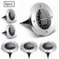 thumbnail image 1 of Solar Light Garden 6 Pieces 16 Leds Solar Lamps Outdoor Led Garden Lights Outdoor Light, Waterproof Ip65, 1 of 5