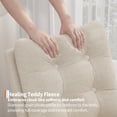 thumbnail image 5 of Rocking Chair Modern,Upholstered Glider Chair for Nursery,Comfy Armchair with Side Pocket for Living Room, 5 of 8