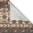 thumbnail image 6 of Ambesonne Tribal Grommet Curtain, Indigenous Art Borders, 50" x 63", Orange Brown Beige, 6 of 6