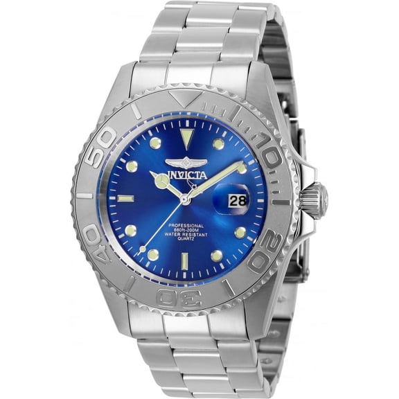 Invicta Pro Diver Quartz Blue Dial Stainless Steel Men's Watch 29945