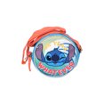thumbnail image 2 of Disney Stitch Crossbody Bag Purse Zipper Round Blue Kids Girls 5.5" Small, 2 of 6