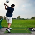 thumbnail image 4 of Gymax 5 x 3 FT Golf Hitting Mat Artificial Indoor Outdoor Turf Golf Training Mat 25 mm, 4 of 10