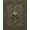 Brown, Pattern 10, variant on ODIKA 8'x10' Washable Area Rug Gray Stone Skull Relief Design Intricate Gothic Motif with Geometric Borders for Dining Room, Large Office, Lounge, Non-Slip Chair-Friendly Mat