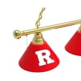 thumbnail image 2 of Rutgers 3 Shade Billiard Light with Brass Fixture, 2 of 5