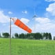thumbnail image 5 of Bolsa de ín , ojal, veleta colgante, cinturón reflectante impermeable, bandera de a prueba de arañazos, manga para 80cm Macarena Calcetín de viento al aire libre, 5 of 7