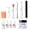 Set 109, variant on YAHHU Nail Dipping Powder Set 24 Pcs, 20 Colors Dip Powder Starter Kit with Base Top Coat Activator, Fast-drying No Lamp Needed for Home Salon Nail Art (11.81 inches / 30 cm Box)