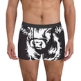thumbnail image 1 of Fotbe Floral Cow Silhouette Calzoncillos Tipo Boxer con Bolsa de Soporte Total para Hombre, X-Temp Fresco, Transpirable y de Secado Rápido-X-Large, 1 of 5
