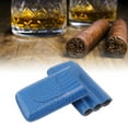 thumbnail image 1 of Cigar Case Travel Holder,  Pattern Leather Cigar Case 3 Finger Holder Leather Cigar Carrying Case For Cigar Accessories Gift, 1 of 8
