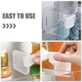 thumbnail image 2 of HEMOTON 24pcs Adjustable Fridge Bins White Plastic Shelf Dividers Kitchen Refrigerator Organizer for Neat Storage, 2 of 6
