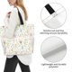 thumbnail image 3 of Disketp Flower Rabbit Bolsa Tote Estampada para Mujer, Bolso de Hombro y de Mano para Compras y Viajes, 3 of 8