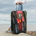 thumbnail image 7 of Haiem farm work Pattern Luggage Cover Printed Suitcase Covers for Luggage Elastic Washable Suitcase Protector Fits 18-32 Inch Luggage-X-Large, 7 of 7