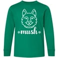thumbnail image 3 of Inktastic Husky Sled Dog Mush Long Sleeve Youth T-Shirt, 3 of 5