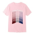 thumbnail image 4 of Sopiago Mens American Flag Shirt Patriotic Vintage Tshirts Shirts for Men 4th of July Short Sleeve Hipster Tee Shirt Pink,L, 4 of 4