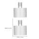 thumbnail image 2 of 2pcs Practical Mic Clip Adapters Thread Screw Adapters 5/8 to 1/4 Adapter, 2 of 3