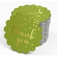 thumbnail image 4 of Inkdotpot Real Gold Foil Thank You Bridal Shower Tags Favor Hang Paper Tags 100 Piece, 4 of 7