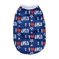 thumbnail image 5 of Patriotic Dog Shirt for 4th of July, Flag Pet Tank Top for Summer, Breathable Lightweight Dog Clothes for Independence Day, for Small Medium Large Dogs Black Size:L, 5 of 6