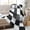 Abstract, variant on Plush Blankets Soft Glowing Throw Soft Cozy Blankets For Couch Bed Travel Office Camping Black White Gingham Pattern Vector