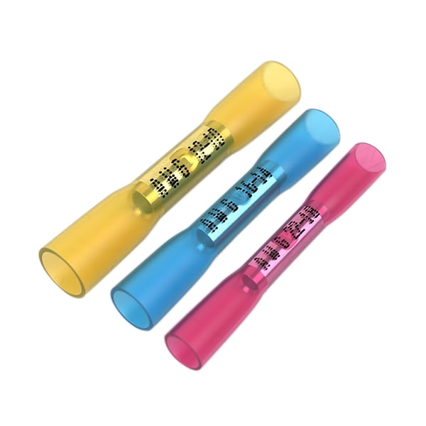 Red Blue Yellow Heat Shrink Fork Crimp Connector Terminal Heatshrink