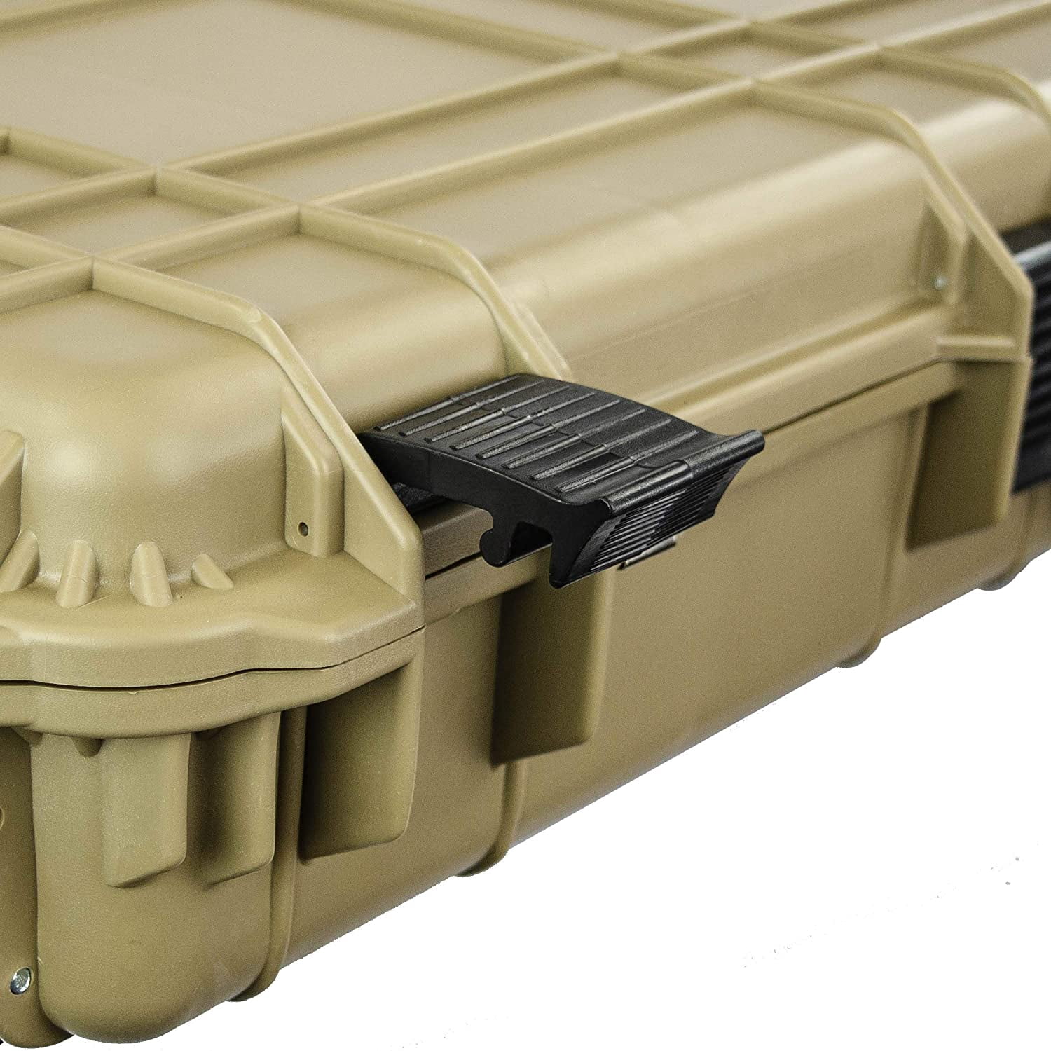 Eylar 48in Protective Roller Rifle Case Water and Shock Resistant w/ Foam, Tan,