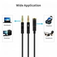 thumbnail image 6 of Xiwai Adapter Dual 3.5mm Male to Single Female HeadPhone MicroPhone Audio Splitter Cable for Phone Tablet Laptop, 6 of 7