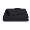 thumbnail image 1 of Set de Sabanas 4 Piezas B.KIND & BEYOND Microfibra Matrimonial Negro, 1 of 4