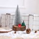 thumbnail image 1 of Adornos de árbol de Navidad plateados, 1 of 8