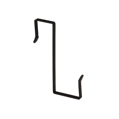 Spectrum Diversified OverTheCubicle/Door Metal Hook, Black