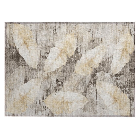 Dalyn Rugs Machine Washable Indoor/Outdoor Chantille ACN2172 Brown 1'8" x 2'6" Rug