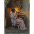 thumbnail image 2 of Delphin Enjolras 19x24 Black Ornate Framed Double Matted Museum Art Print Titled: Soap Bubbles, 2 of 5