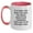 White/Pink, variant on Funny Concierge Gifts from Men or Women for Christmas - Two Tone Coffee Mug - Gift Him or Her the Perfect Concierge Quote