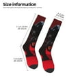thumbnail image 2 of Salouo Black Panther Red Background Print Women's Men's Ankle Socks 1-pack Casual Athletic Socks for Unisex Adult Moisture-Wicking Socks for Daily Wear/Running/Sport, 2 of 8