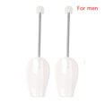 thumbnail image 1 of 1 Pairs Practical Plastic Shoe Trees Adjustable Length Shoe Trees Stretcher Boot Holder Organizers Shoe Stretcher men Transparent, 1 of 6