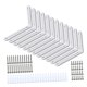 thumbnail image 3 of 12x Juego de soportes de esquina, soportes de ángulo de unión decorativos con tornillos, soportes para estante de pared, soporte en L para cajón de, 3 of 8
