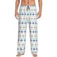 thumbnail image 2 of Lsque Sea Turtle Print Men's Pajama Pants, Lounge Pant - Comfortable Home Wear,Elastic Waistband, Stylish Design-X-Large, 2 of 9