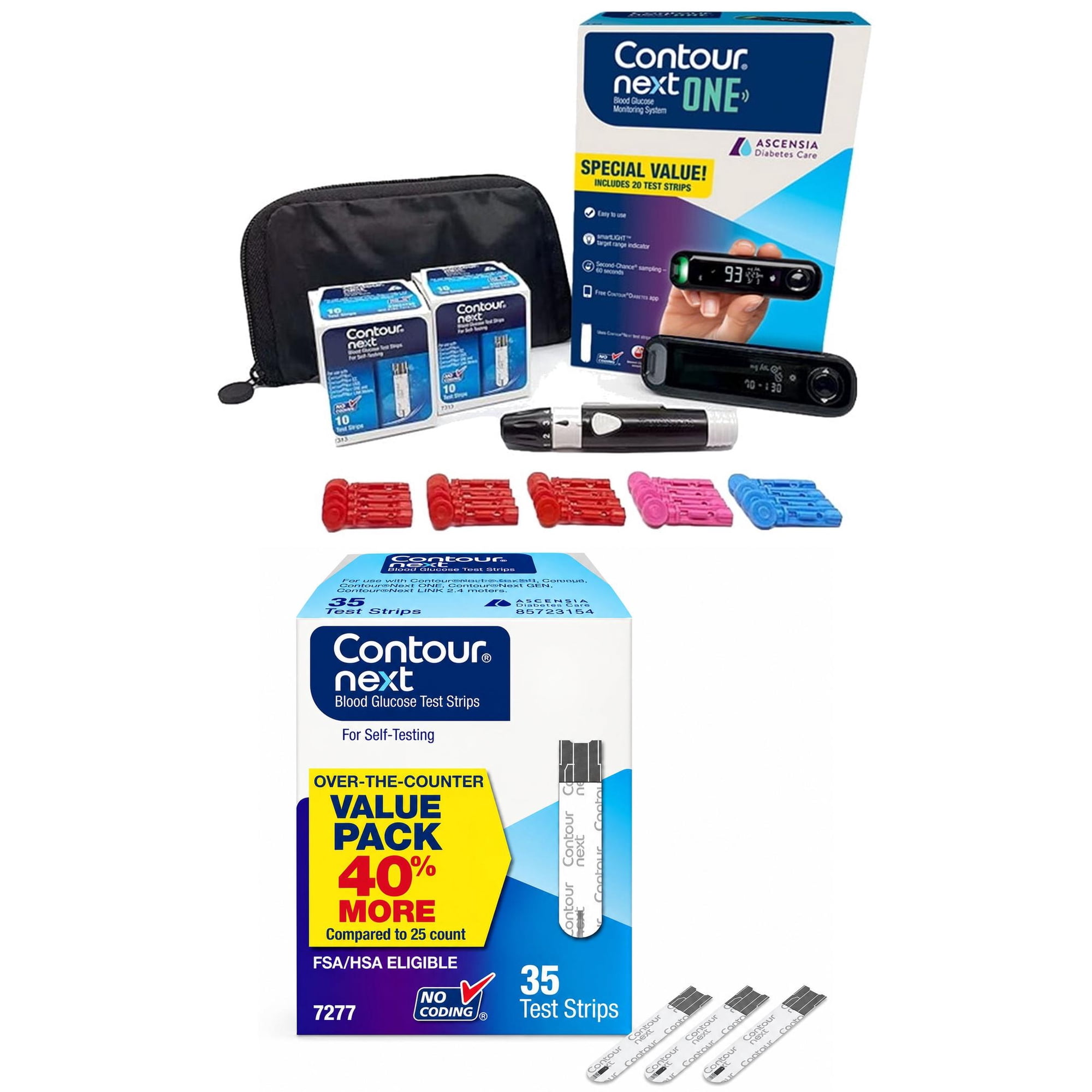 Contour Next One Value Pack includes 35ct Test Strips
