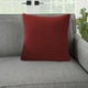 thumbnail image 5 of Cojines cuadrados decorativos para sofá, decoración de verano, fundas de almohada con núcleo extraíble para sala de estar, dormitorio, sofá y asientos de exterior. Aestivo | Vino | AESTIVO, 5 of 7