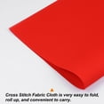thumbnail image 3 of Unique Bargains 14 Count Cross Stitch Cloth 20 by 28 Inch Embroidery Fabric, Red, 3 of 6