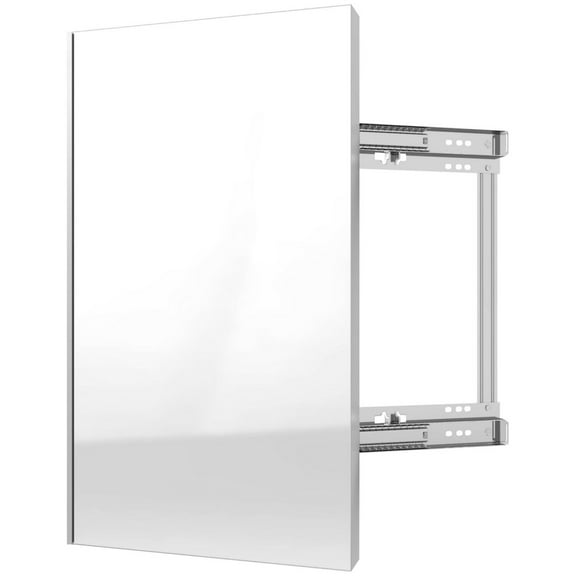Rev-A-Shelf CMSL-1424-SM-1 Rotate And Slide 14" X 224" Pivot Swivel Out Closet Mirror For