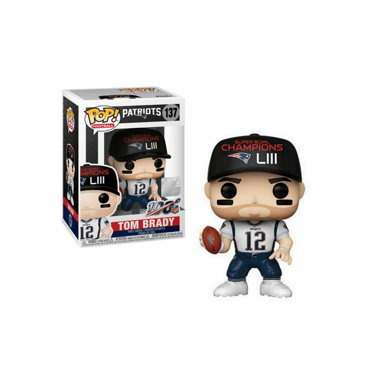 Funko Pop! NFL Patriots Tom Brady SB Champions Llll Collectible Figurine