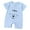 Blue&1, variant on KPOPLK Baby Boy Girl Football Clothes Long Sleeve Crewneck Romper Chiefs Jumpsuit Fall One Piece Outfit(Gray,0-6 Months)