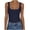Navy, variant on vigerkar Tank Tops for Women 2026 Casual Square Neck Summer Outfits Ribbed Fitted Camisole Shirt Sleeveless Workout Clothes (Gold, S)