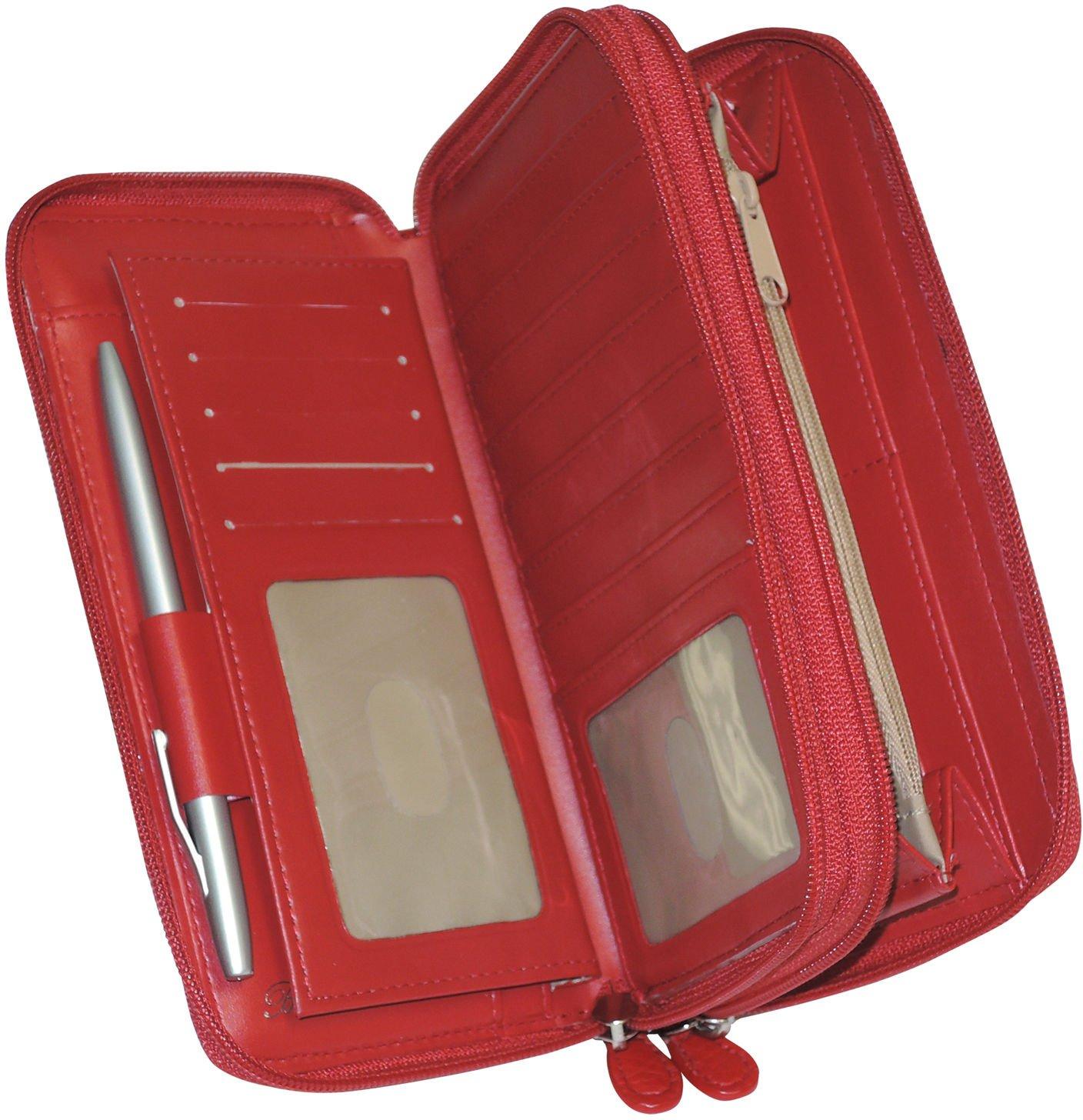 buxton ultimate organizer crossbody bag