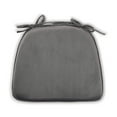thumbnail image 4 of Better Homes & Gardens 17.5” x 14.75" Memory Foam Chair Cushion, Gray, Single, 4 of 6