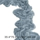 thumbnail image 3 of Mantel Banderines de mesa de crepé, mantel de gasa plisada de 90x180cm, decoración para bodas y eventos, color azul bruma, 1 unidad Rkxzt, 3 of 9