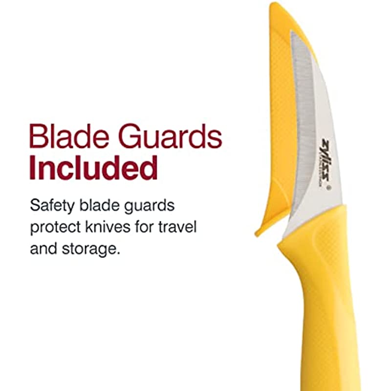 Zyliss 6Piece Knife Value Set with Sheaths Stainless Steel Kitchen Knife Set Cooking Knife