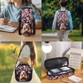 thumbnail image 3 of Yspwyqan Backpack Set for Teens, Cherry Blossom Capybara Girls Backpack and Lunchbox Set 4Pcs, 17 Inch Trendy Large Capacity Bag Fits 13 Inch Laptop for Middle High School, 3 of 7